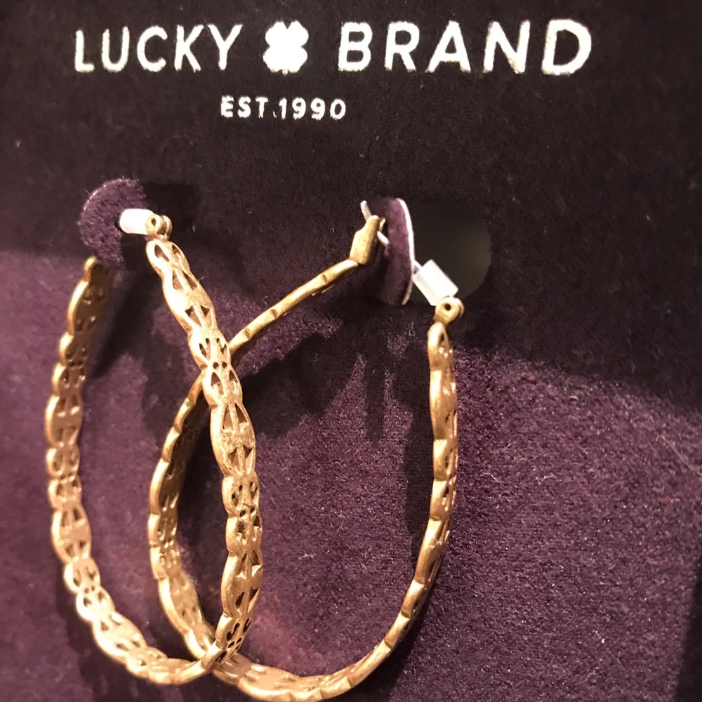 Lucky Brand Gold Hoops